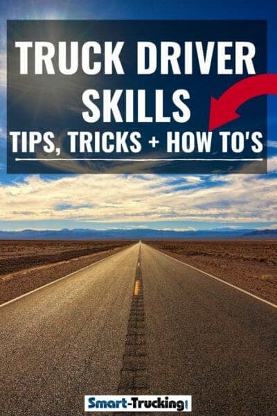 Truck Driver Skills - Tips, Trick's + How To's. There are many job specific skills for a truck driver. Most of these skills are learned at a CDL truck driver training school. However, these programs are short and hurried, so we provide some refreshers for things professional truckers need to know and do, all in a day's work! Tips, tricks and step by step instructional refreshers, to help tweak your memory from your CDL training! #trucker #trucking #truckdriver #cdl #truckertips Barren long open highway with skyline and clouds