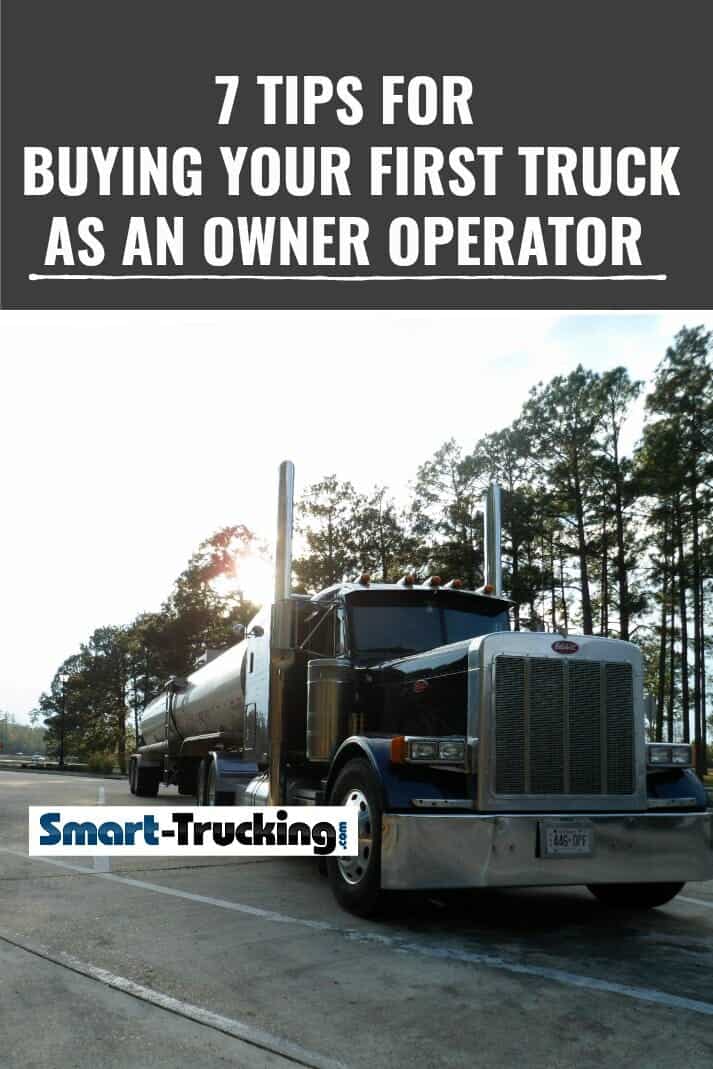 7 Tips For Buying Your First Truck as an Owner Operator. Buying your first big rig as a new owner operator is an important move as a new business owner, and it's something you want to get right! We offer some trucker tips for how to ensure you are getting the truck that's right for you and suited to your type of trucking. #SmartTrucking #trucking #trucker #truckertips #owneroperator #truckdriver #trucker #cdl 2004 PETERBILT 379 BIG RIG WITH STAINLESS TANKER TRAILER