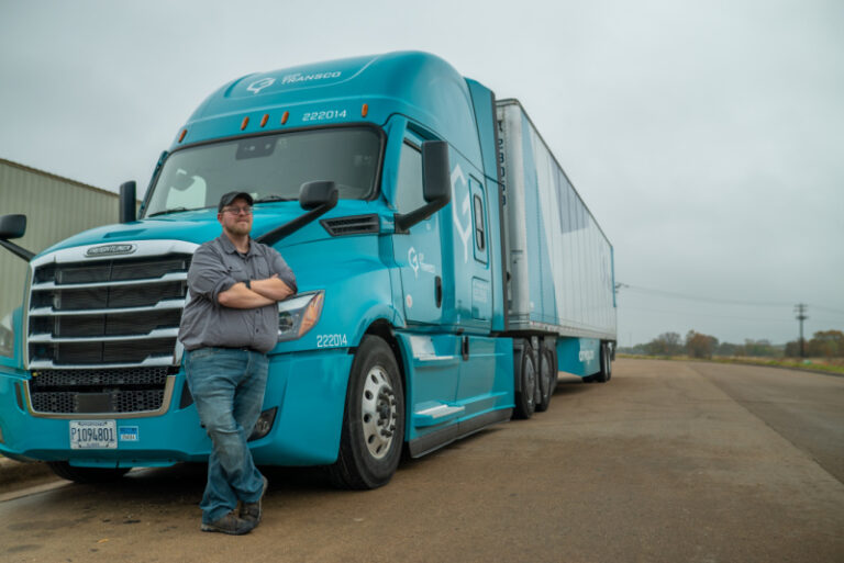 GP Transco Truck and Truck Driver